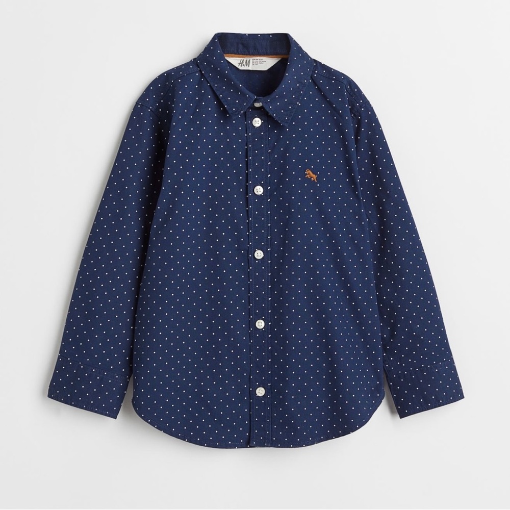H&M Polka Dot Dress Shirt